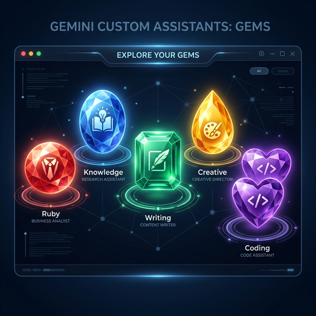 自分専用のAIアシスタントを作る！Geminiの『Gems（ジェム）』機能の超簡単セットアップ術